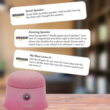 Load image into Gallery viewer, Pink Rose Magnetic Liddle Speaker
