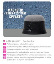 Load image into Gallery viewer, Black Magnetic Liddle Speaker
